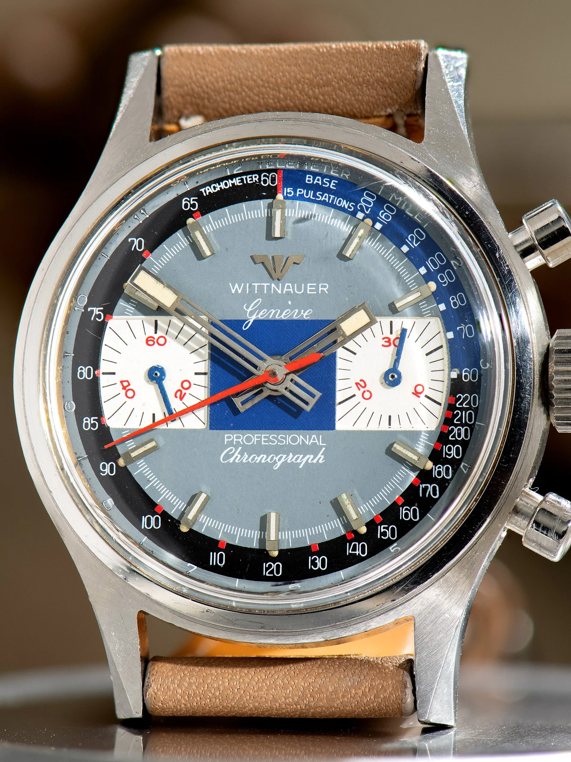 1960s Wittnauer Chronograph (Ref. 3256) Exotic Dial