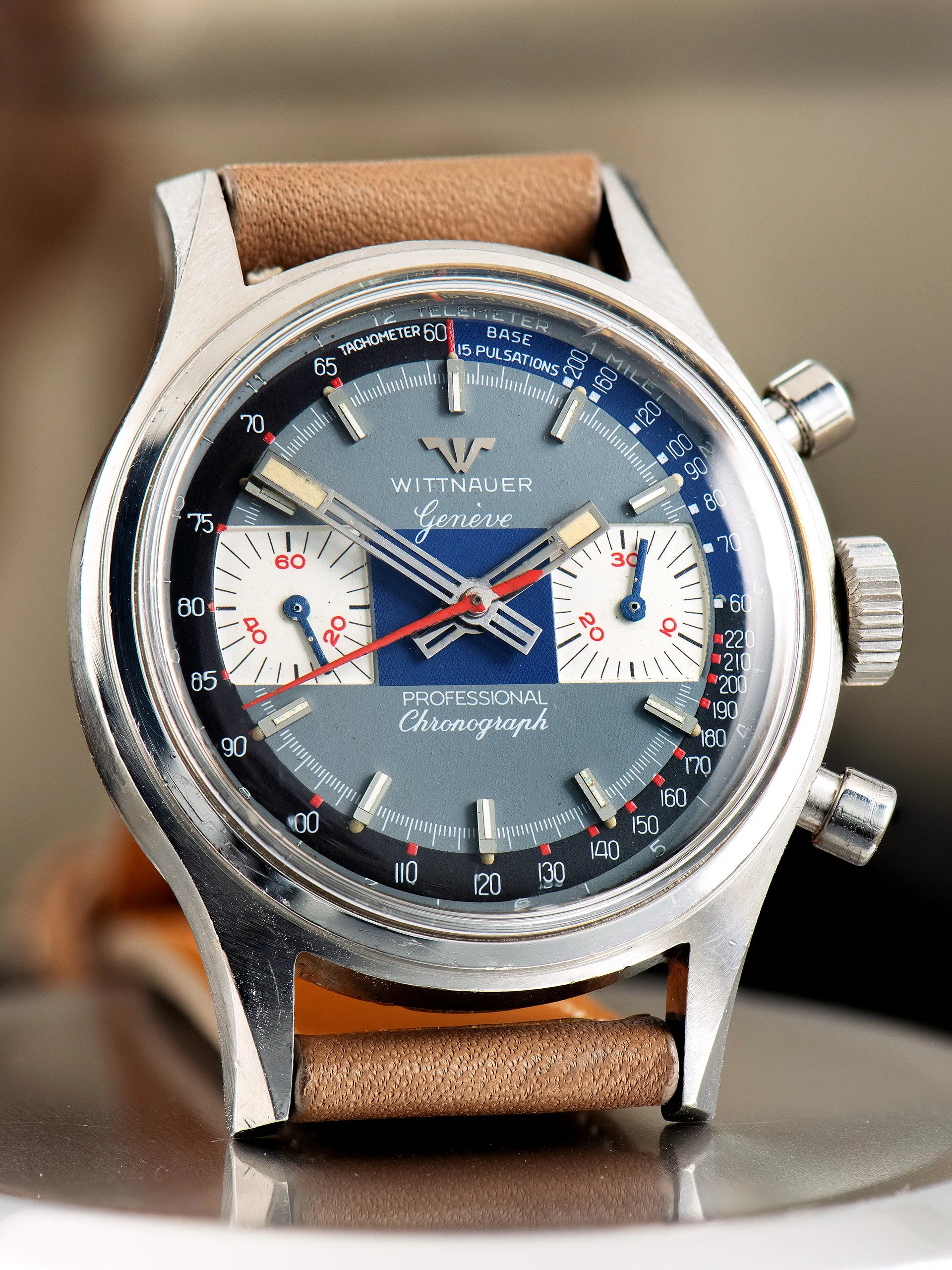 1960s Wittnauer Chronograph (Ref. 3256) Exotic Dial