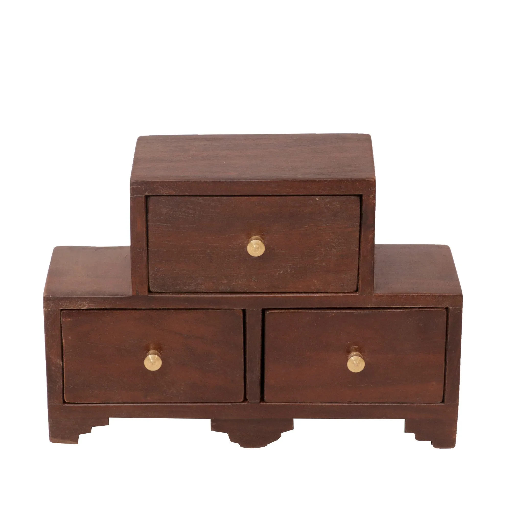 3-Compartment Tower Desk Organiser (Dark Touch)