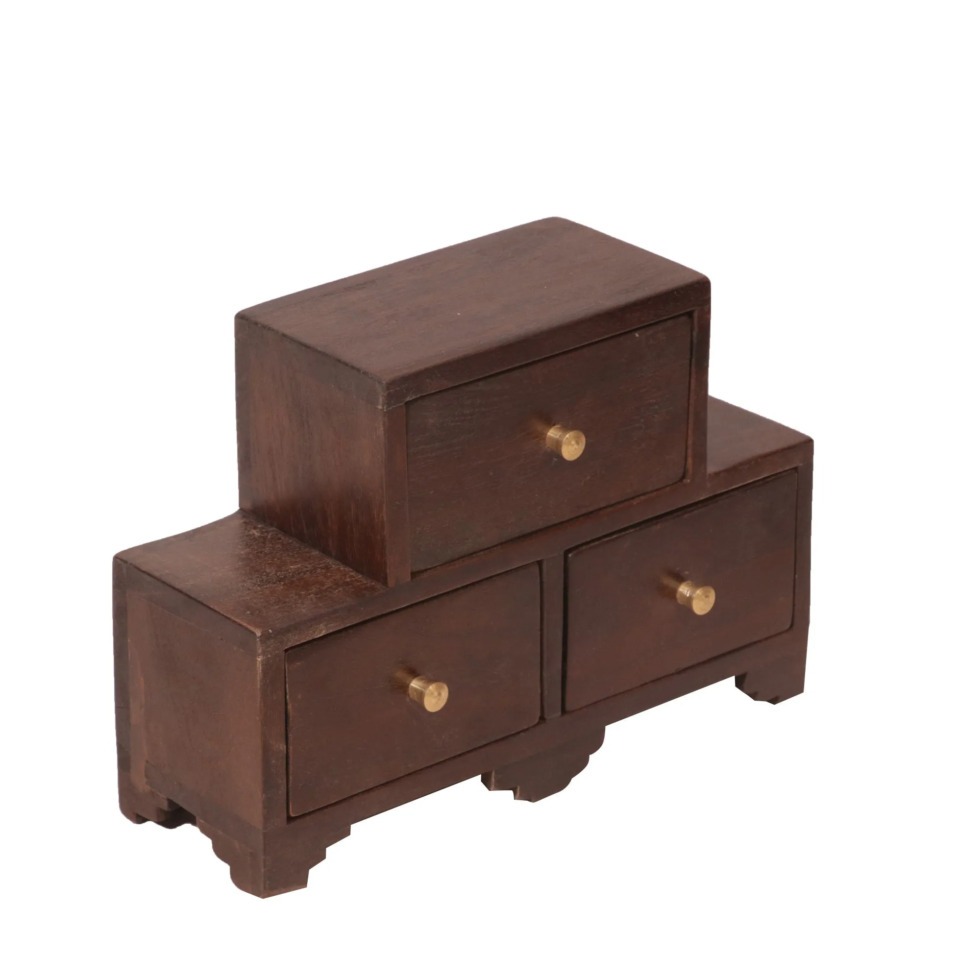 3-Compartment Tower Desk Organiser (Dark Touch)