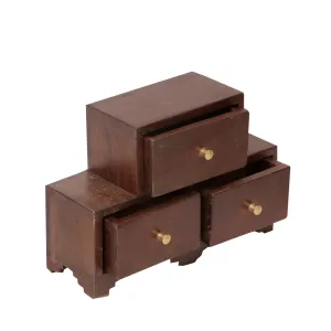 3-Compartment Tower Desk Organiser (Dark Touch)
