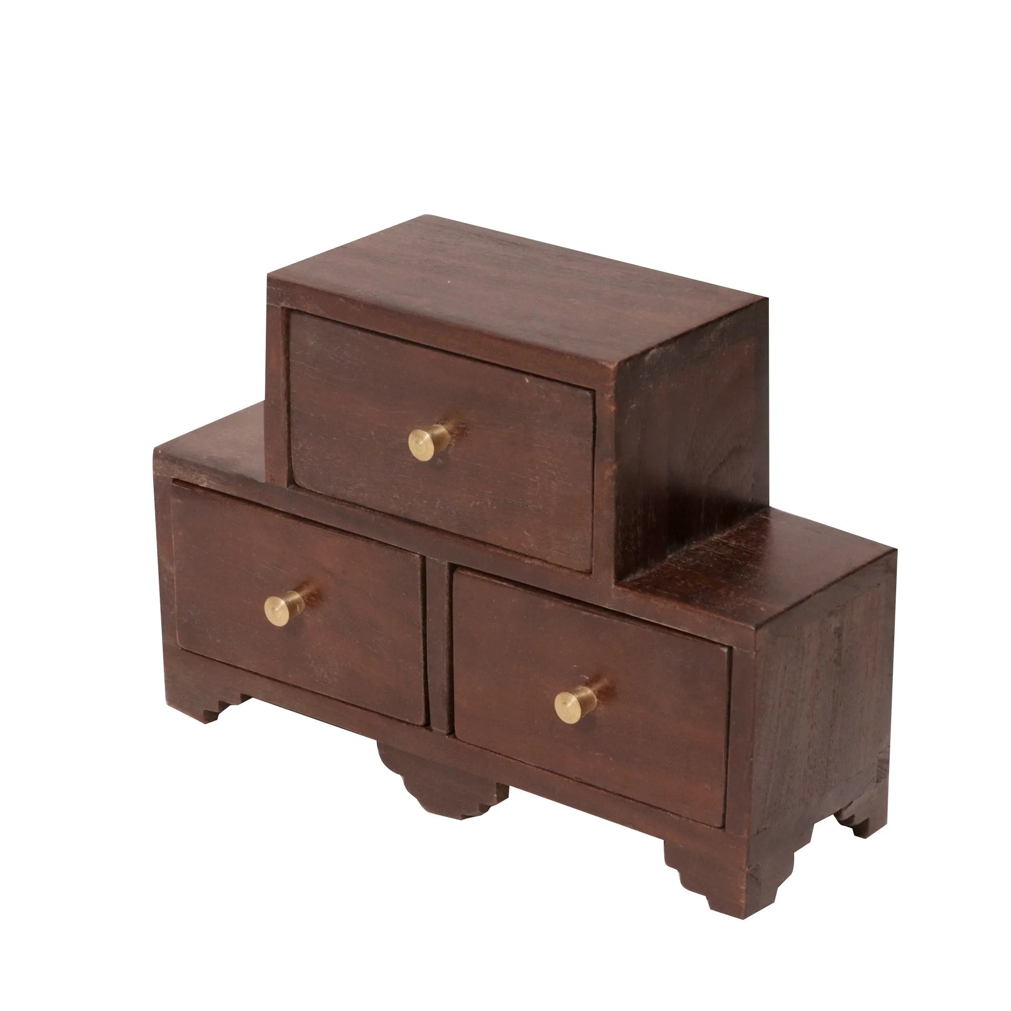 3-Compartment Tower Desk Organiser (Dark Touch)