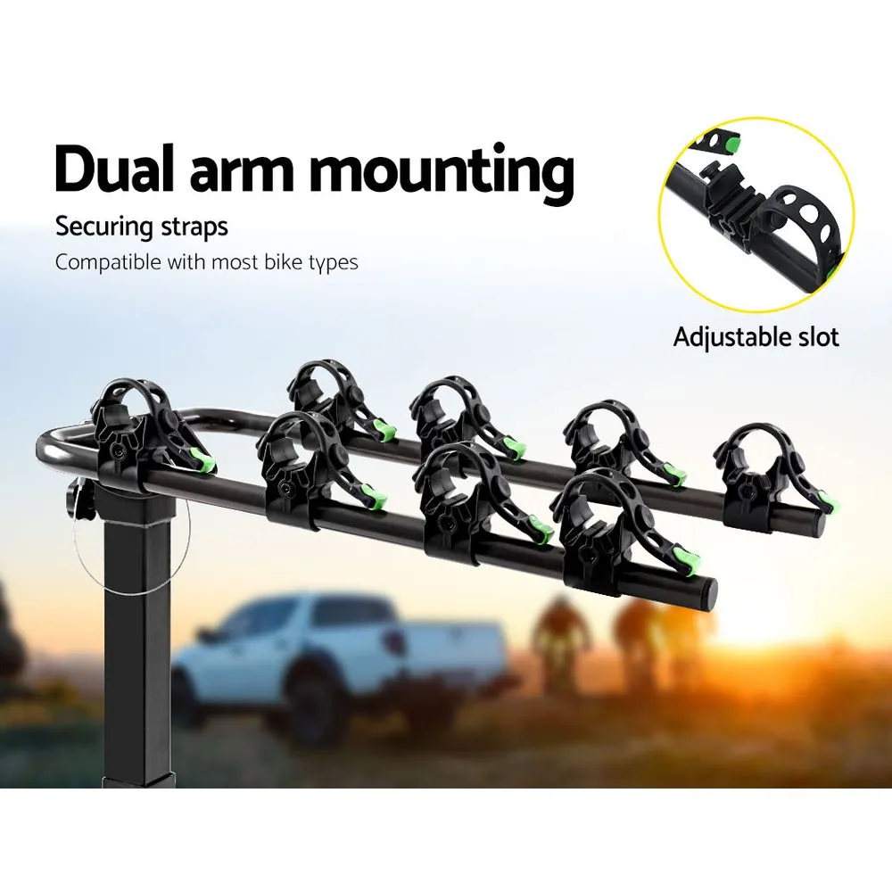 4 Bicycle Carrier Bike Rack Car Rear Hitch Mount 2" Towbar Foldable,4 Bicycle Carrier Bike Rack Car Rear Hitch Mount 2" Towbar Foldable