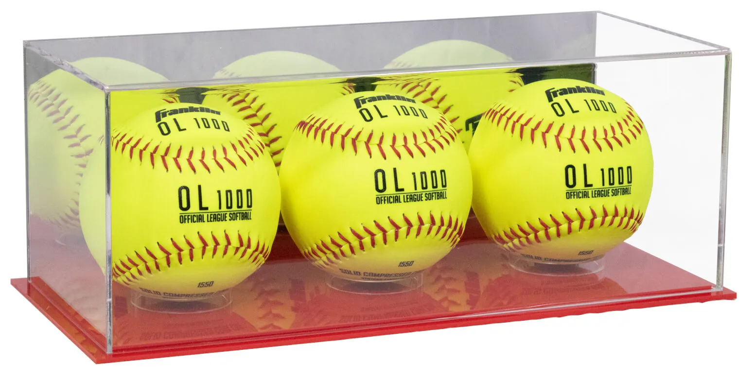 Acrylic Baseball, Lacrosse or Tennis Ball Display Case