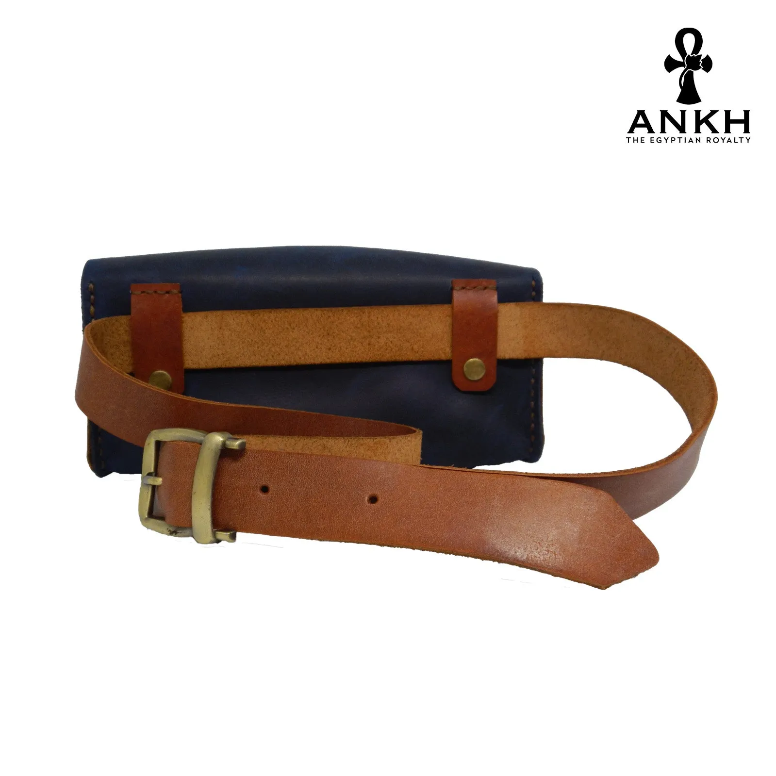 ANKH Hand-Made Genuine Leather Waist Bag