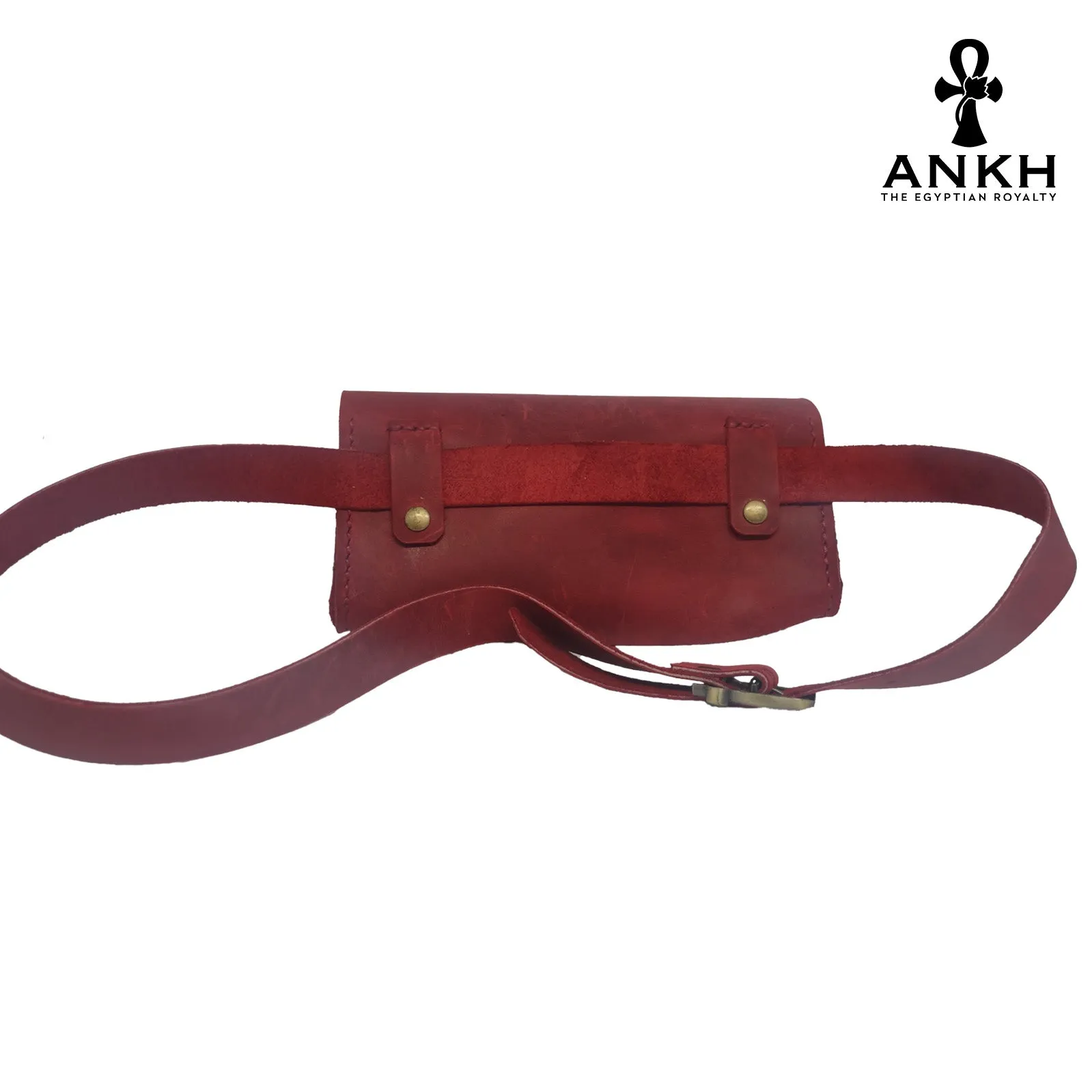 ANKH Hand-Made Genuine Leather Waist Bag
