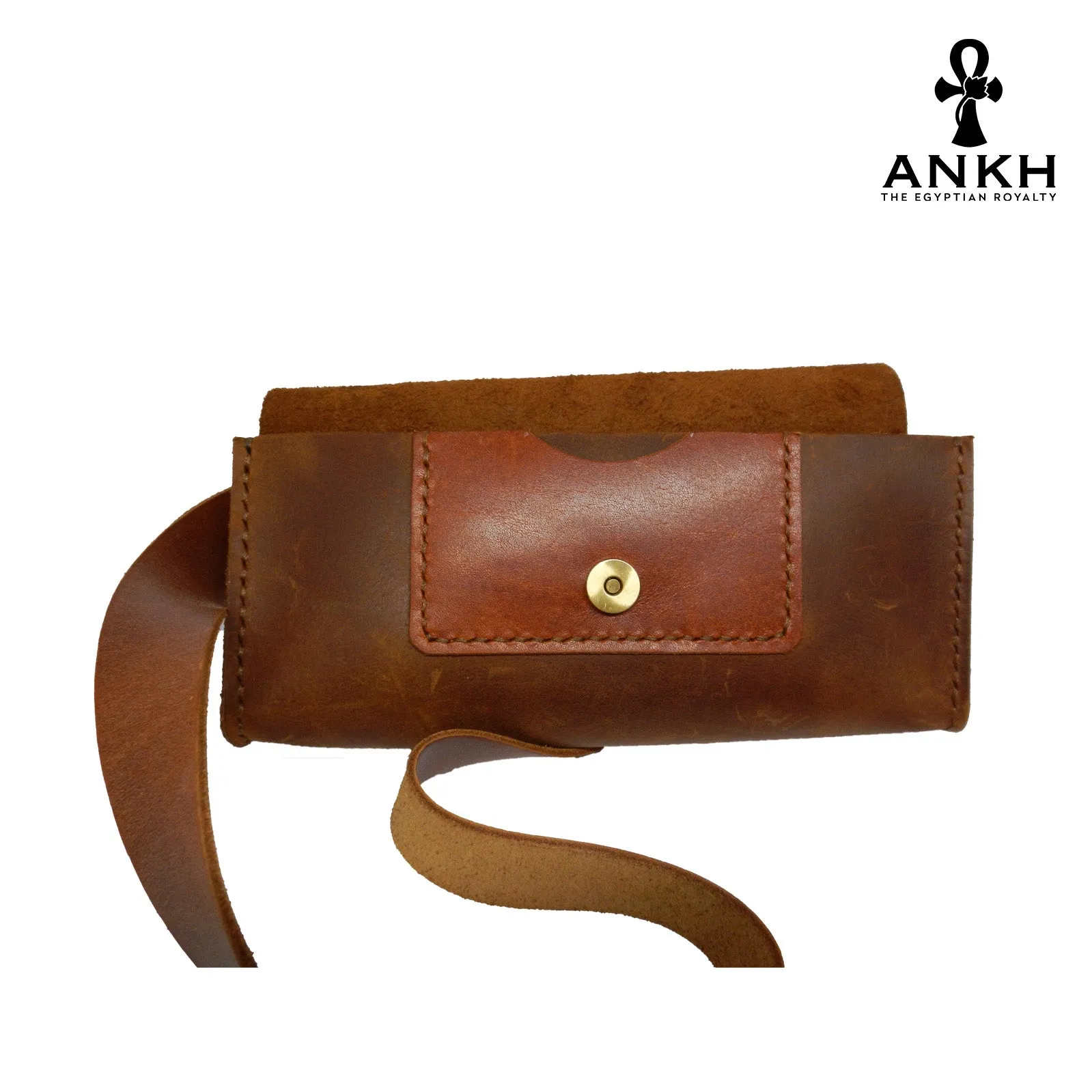 ANKH Hand-Made Genuine Leather Waist Bag