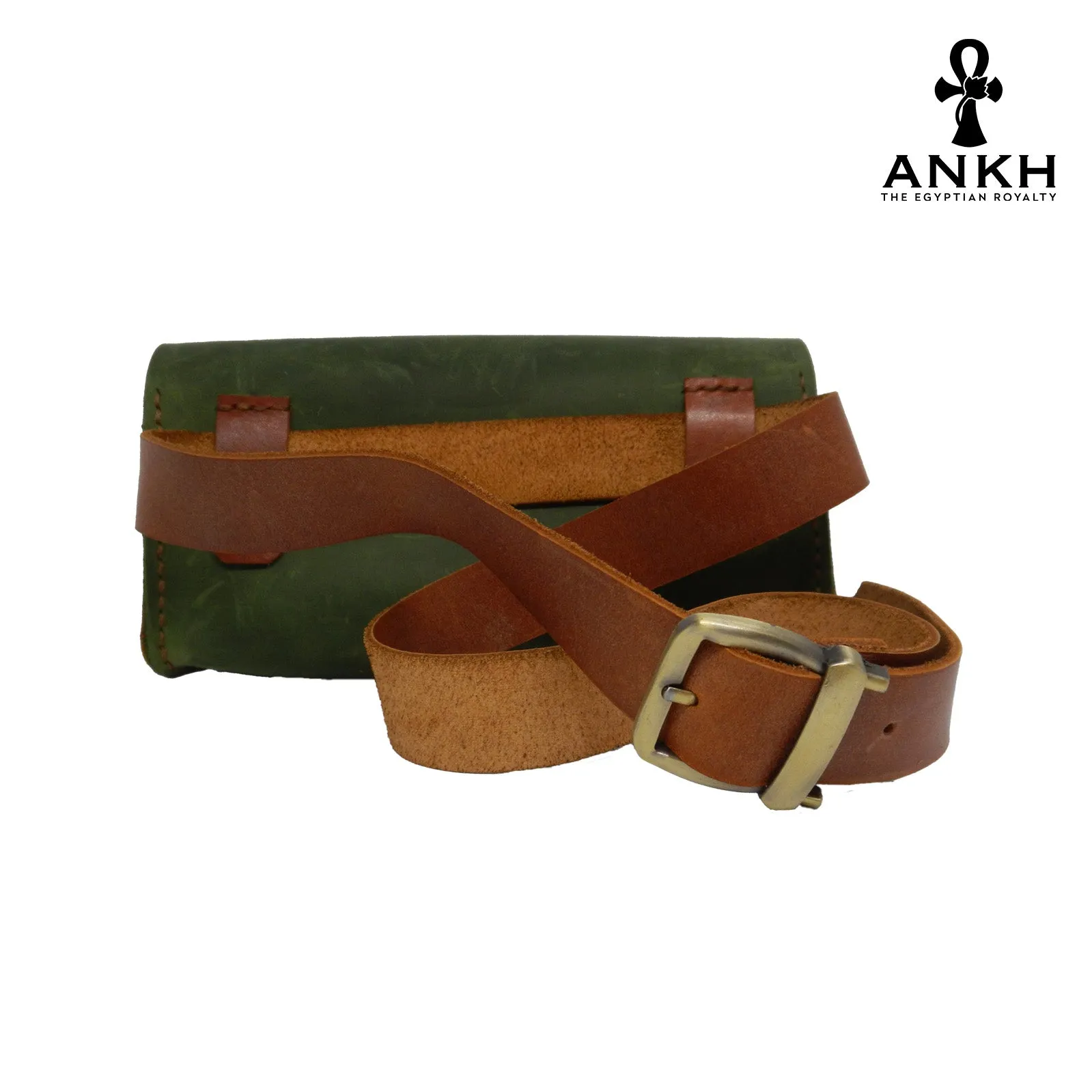 ANKH Hand-Made Genuine Leather Waist Bag