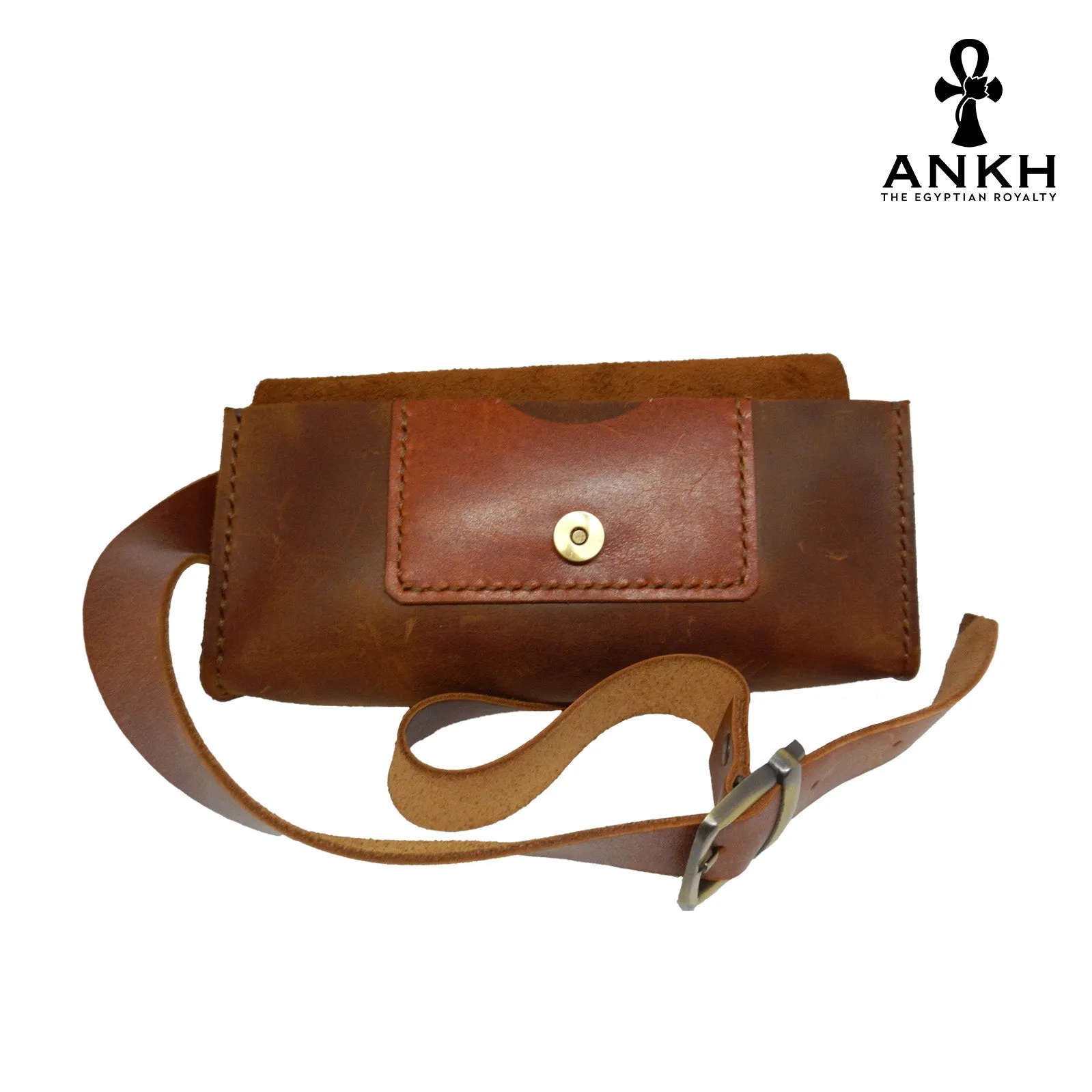 ANKH Hand-Made Genuine Leather Waist Bag