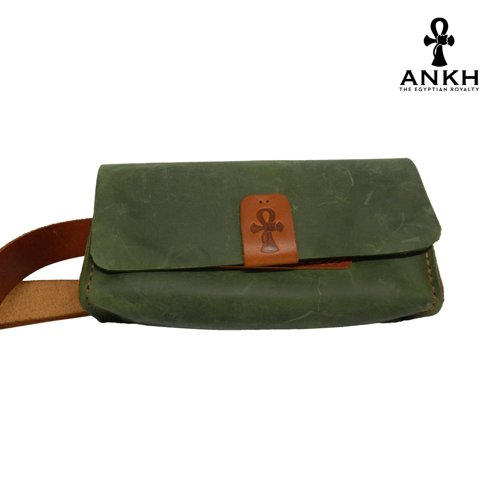 ANKH Hand-Made Genuine Leather Waist Bag