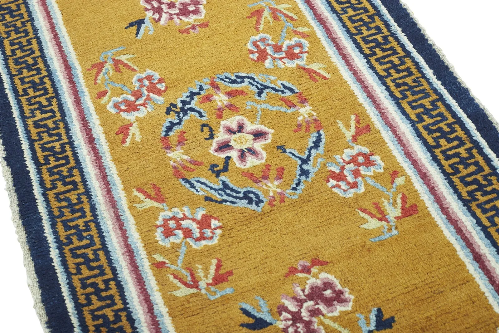 ANTIQUE TIBETAN KHADEN 2' 3" x 4' 4" Late 19th C