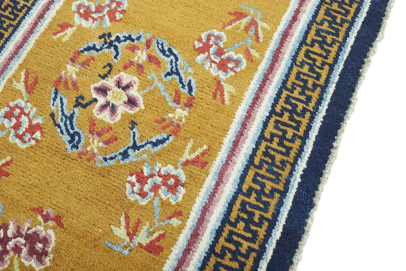 ANTIQUE TIBETAN KHADEN 2' 3" x 4' 4" Late 19th C