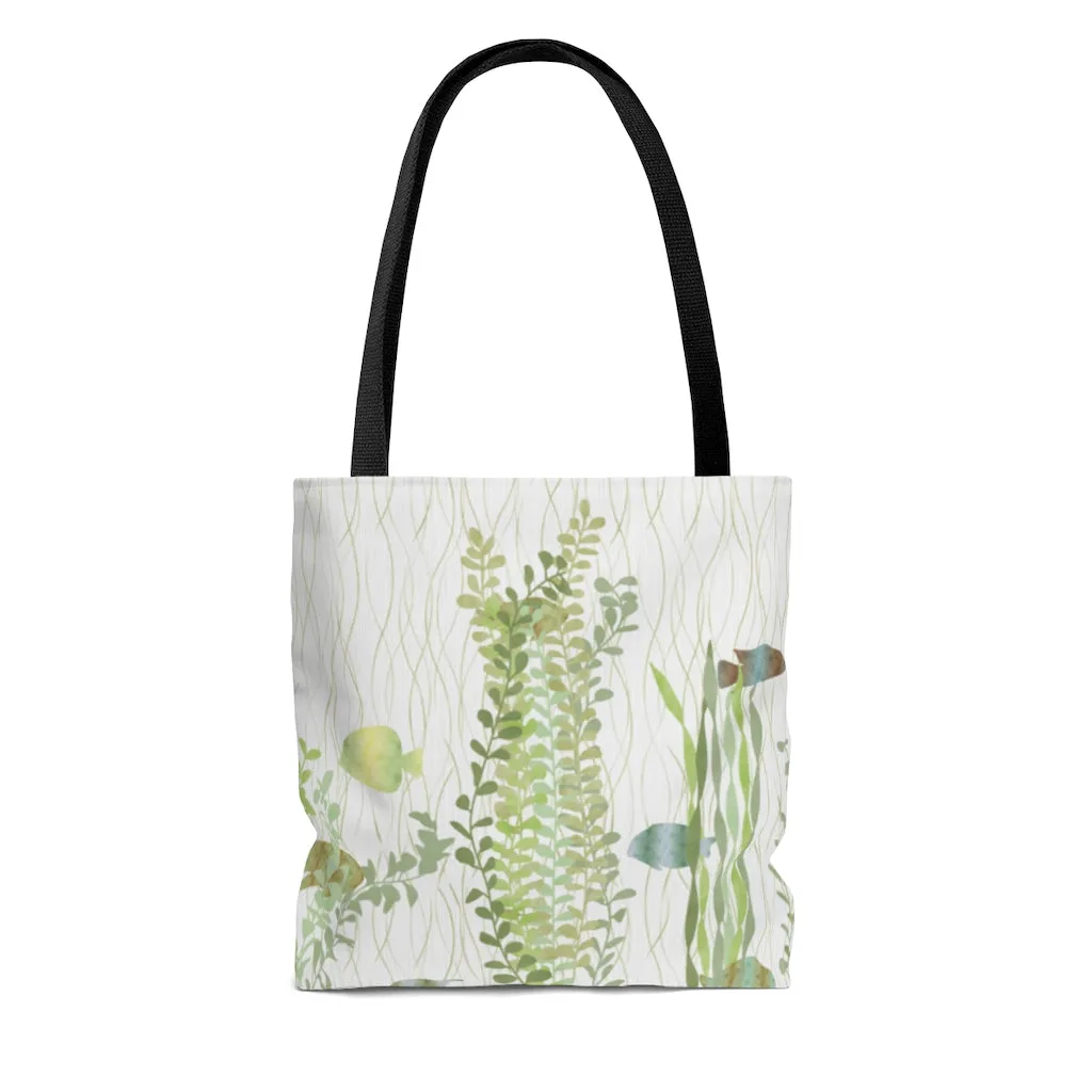Aquarium Tote Bag in Green