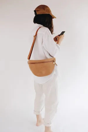 Brusttasche HALFMOON | braun