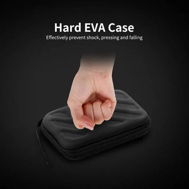 CareVego® Insulin Cooler Travel Case (Black 3 3 Ice Packs) [8h-12h]