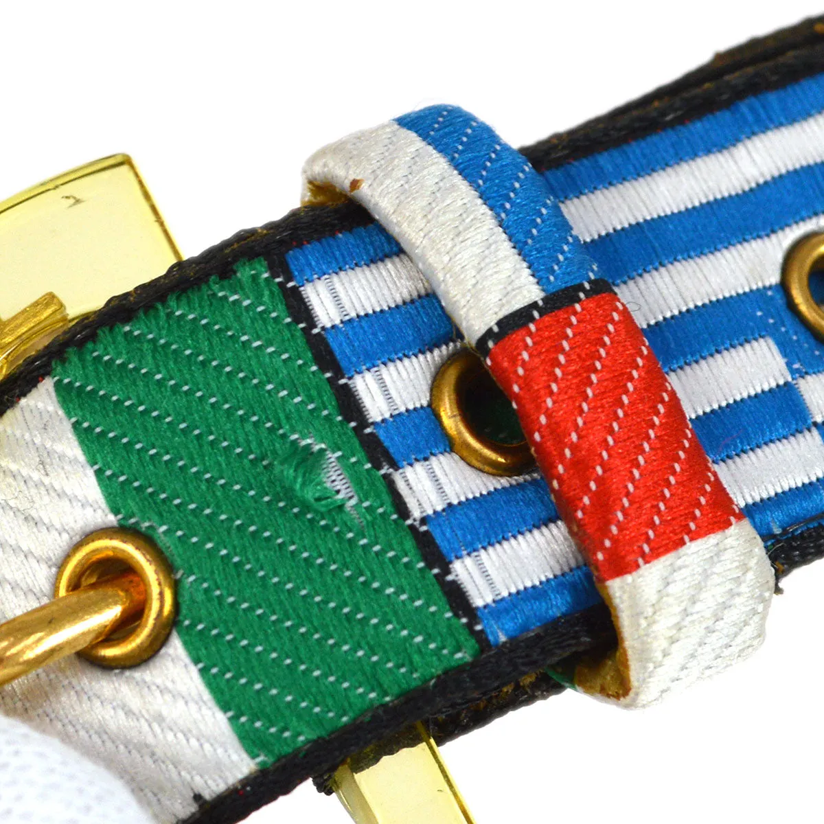 CHANEL 1995 National Flag Belt #70