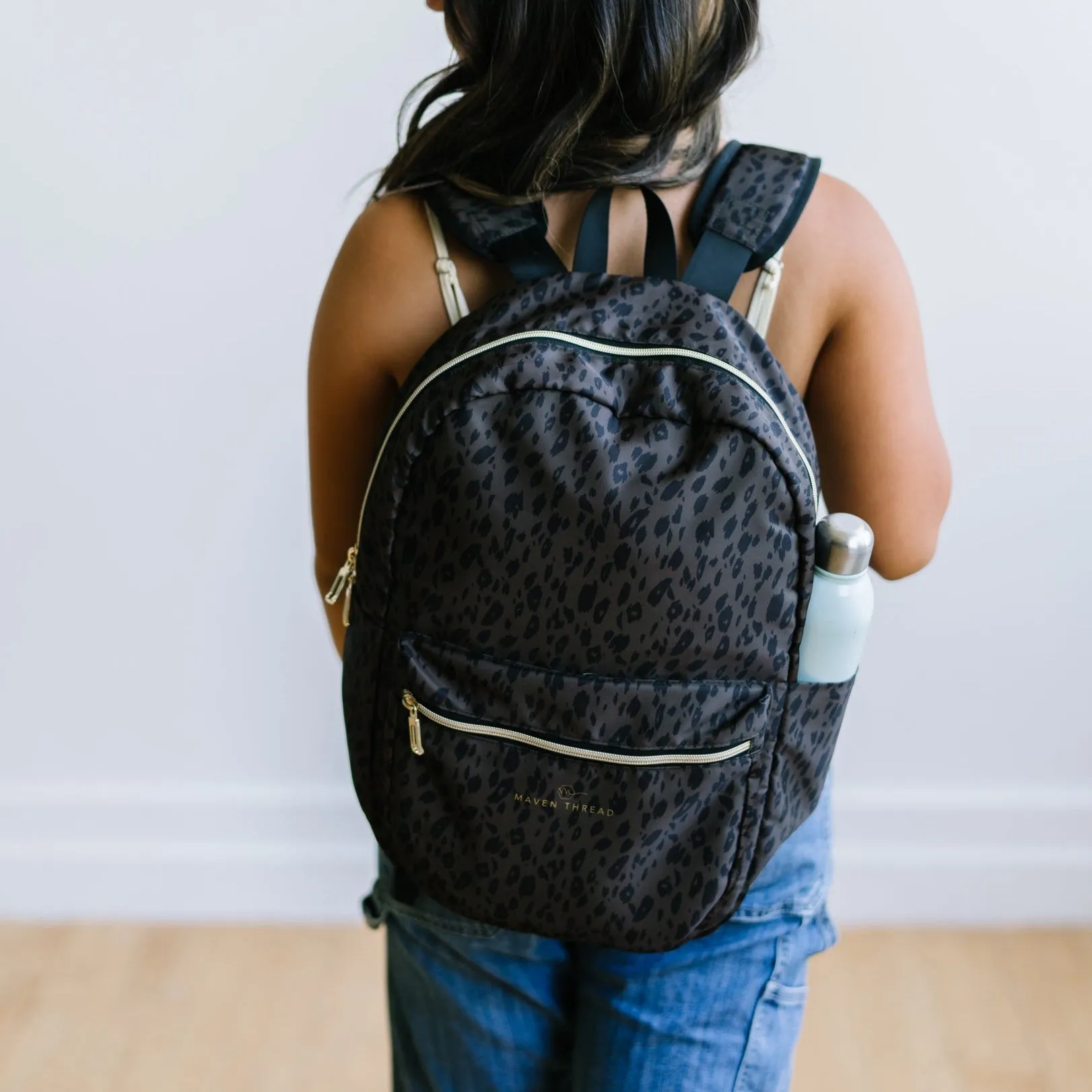 Classic Backpack - Green Leopard