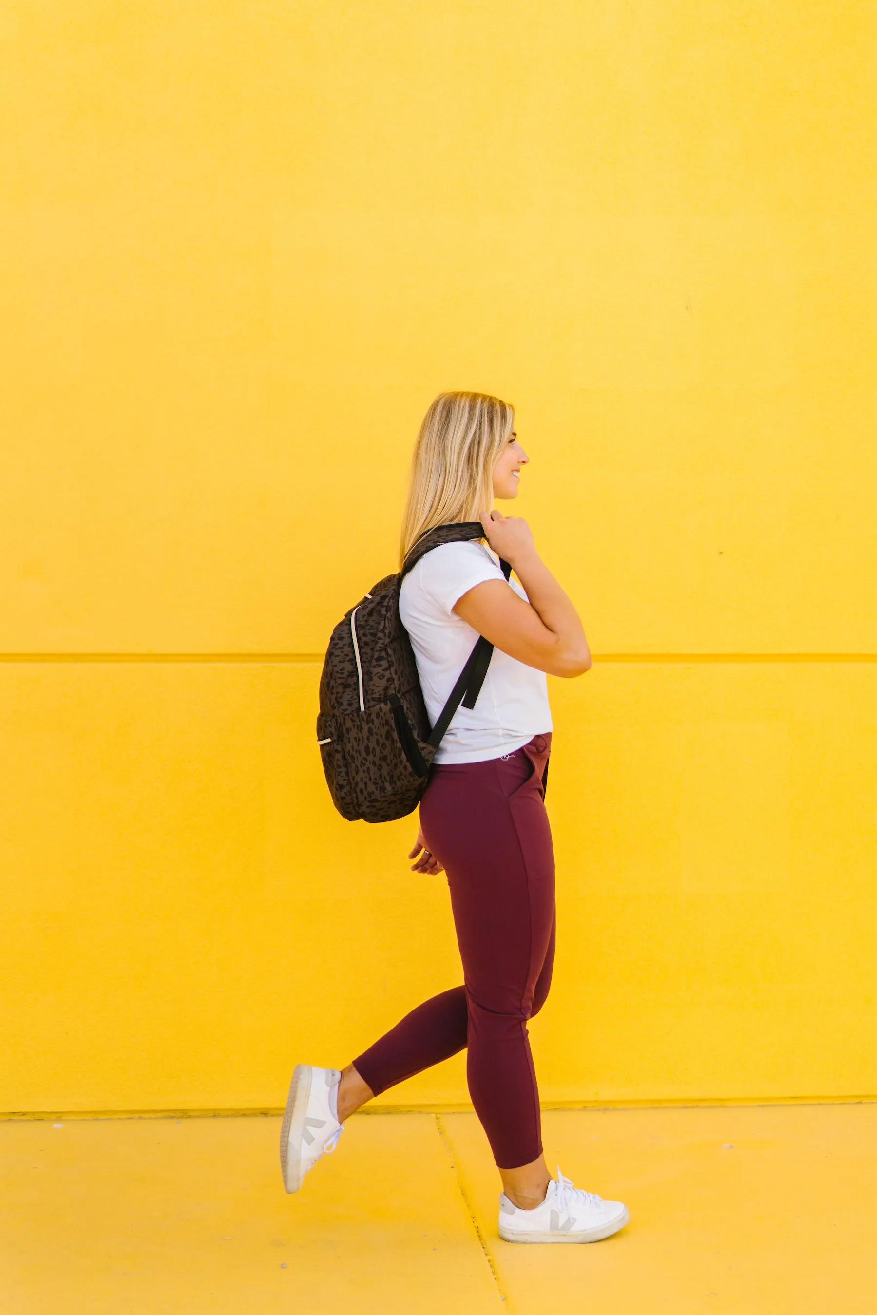 Classic Backpack - Green Leopard