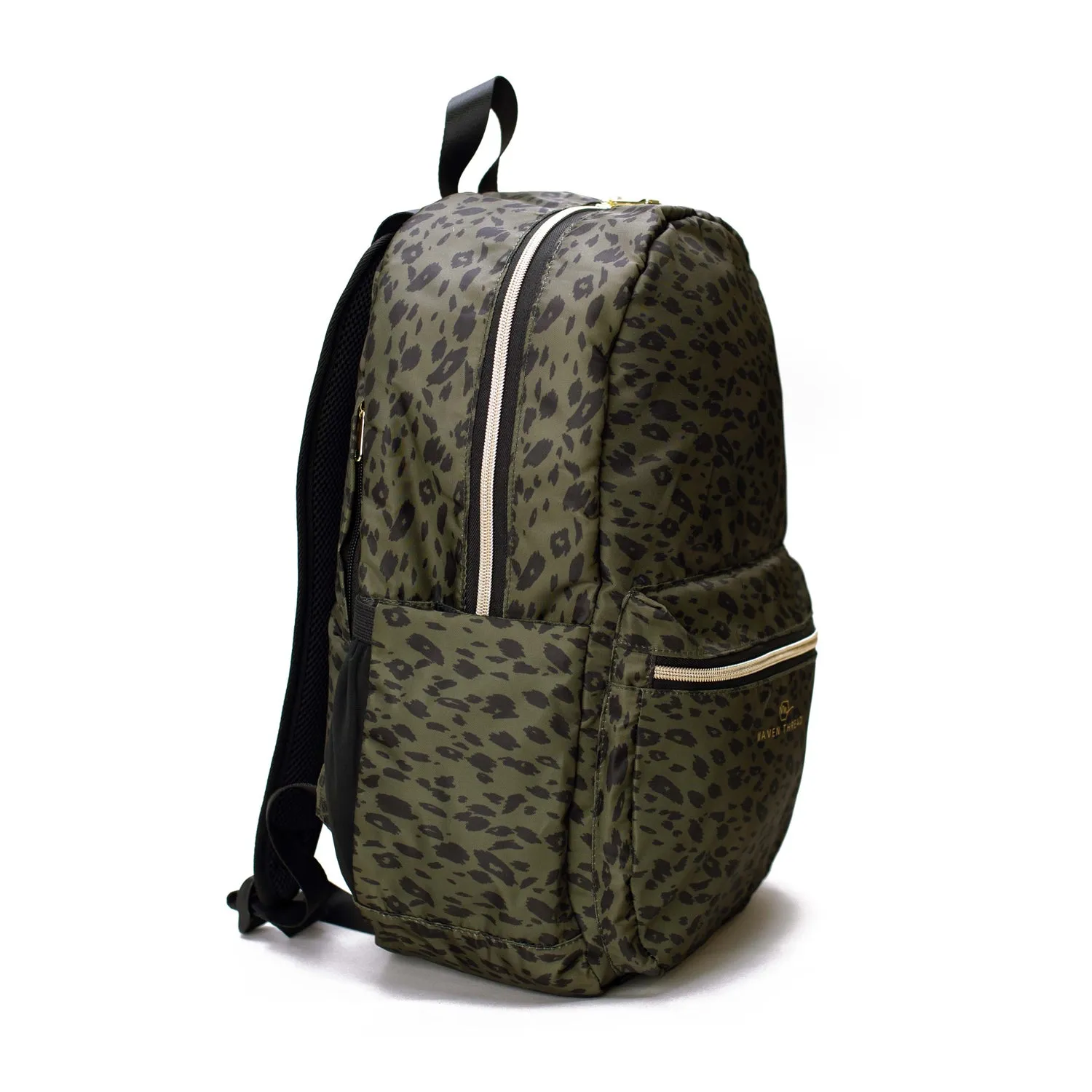 Classic Backpack - Green Leopard