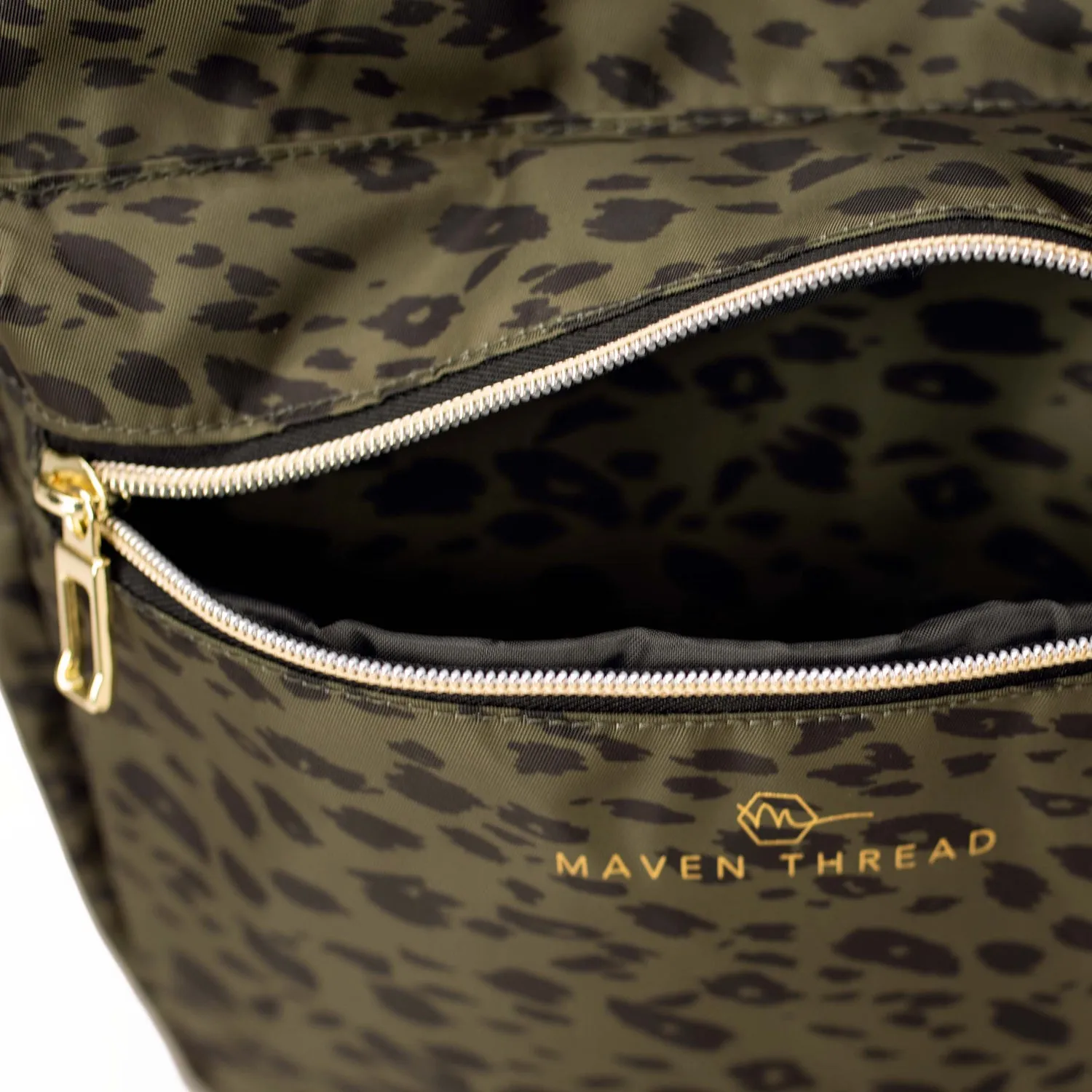 Classic Backpack - Green Leopard