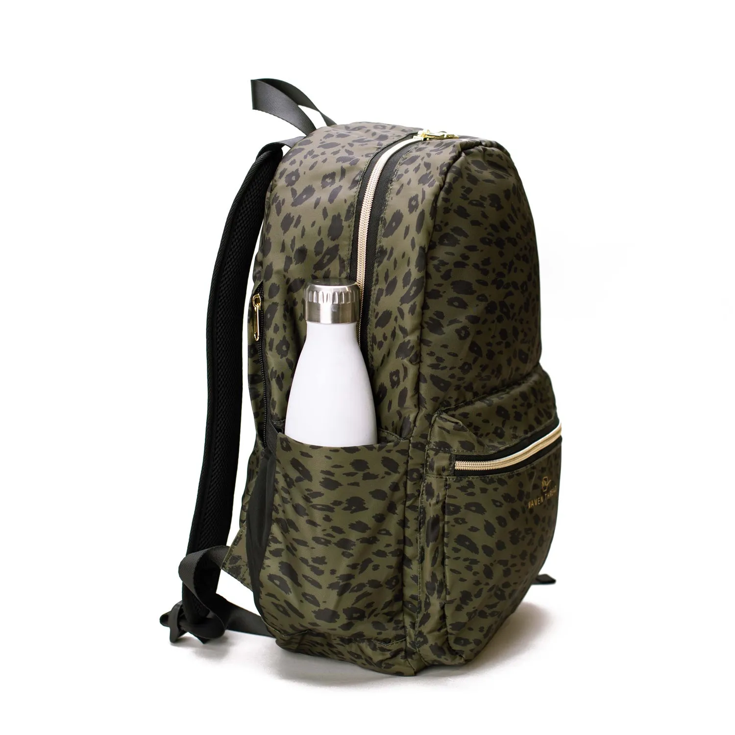 Classic Backpack - Green Leopard