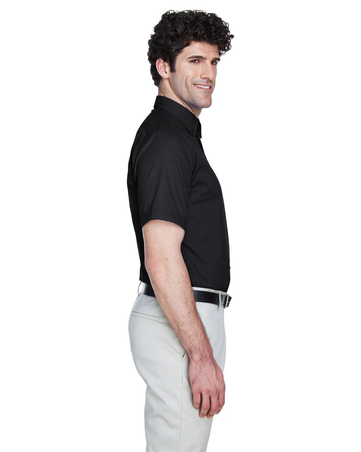 CORE365 Men's Tall Optimum Short-Sleeve Twill Shirt 88194T