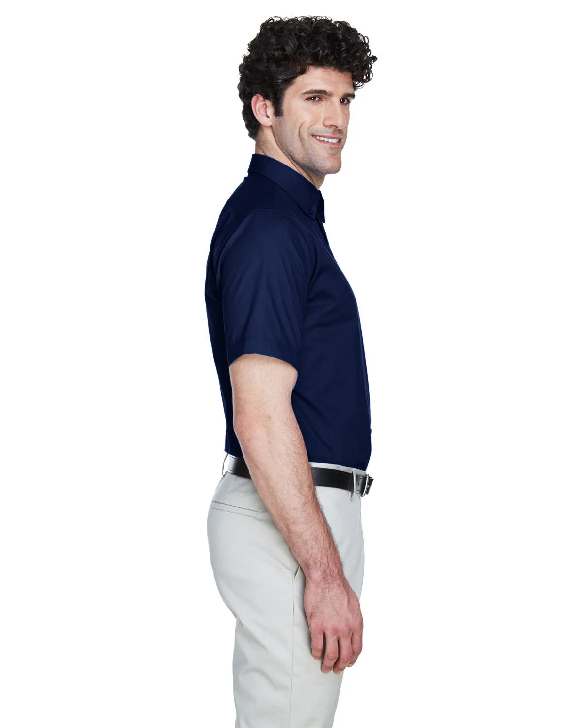 CORE365 Men's Tall Optimum Short-Sleeve Twill Shirt 88194T