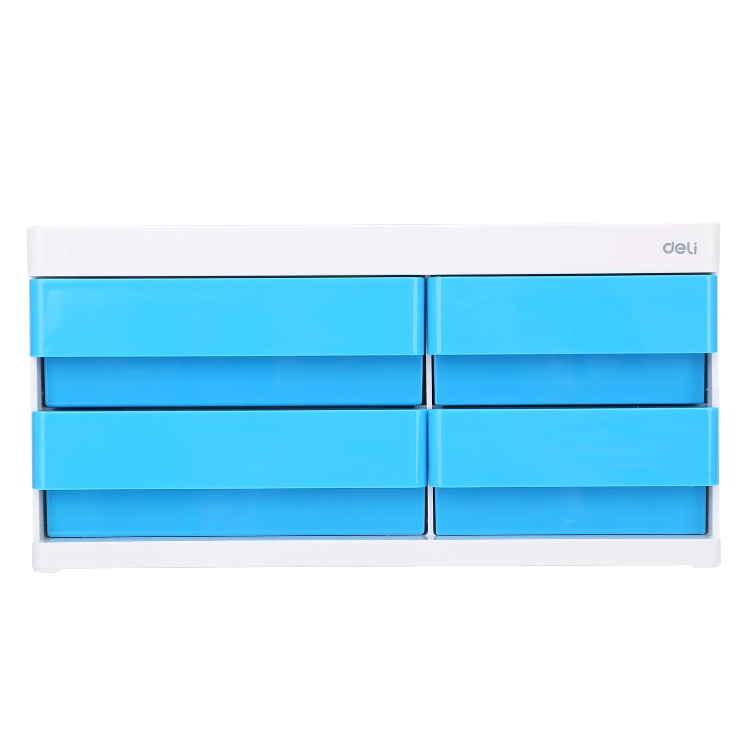 Deli Desk Organizer 4-Drawers 265x189x131mm Blue