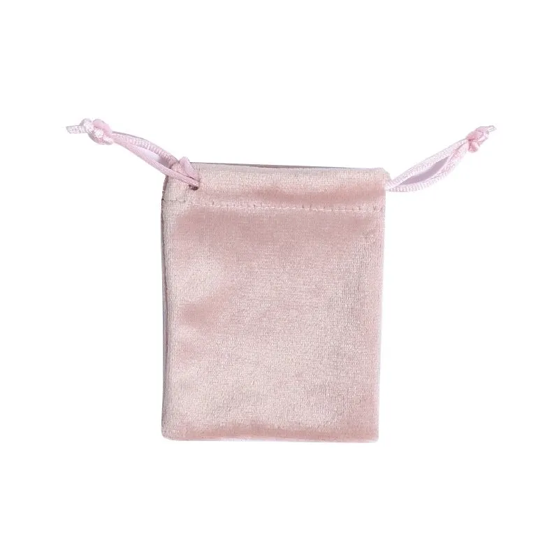 Elegant Solid Color Flannel Wholesale Jewelry Packaging Bags
