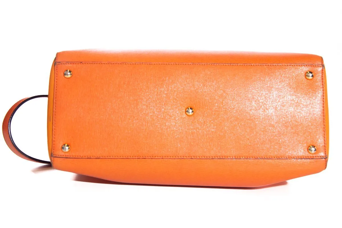 Fendi Orange Medium 2Jours Tote Bag