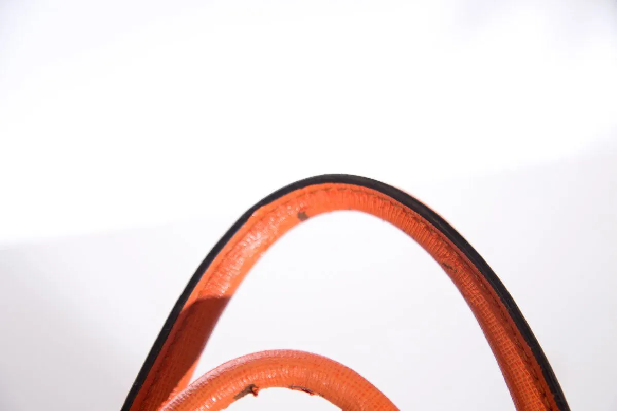 Fendi Orange Medium 2Jours Tote Bag