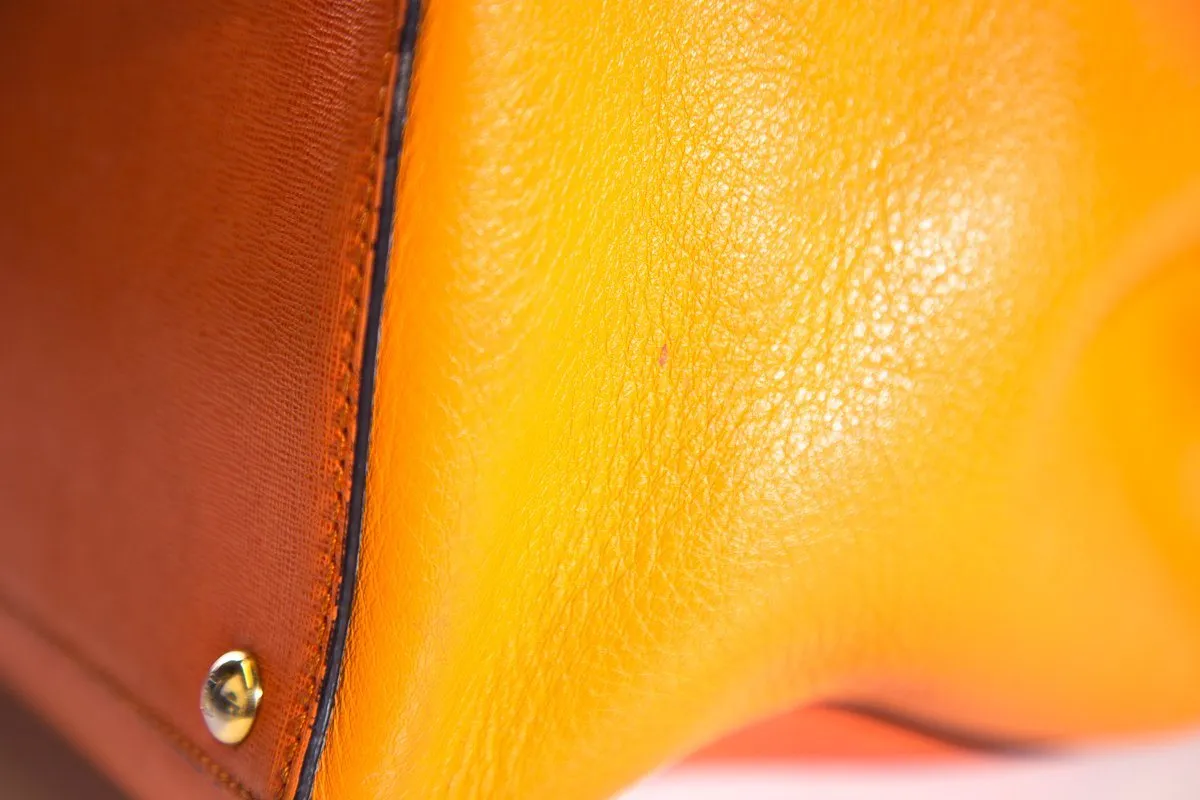 Fendi Orange Medium 2Jours Tote Bag