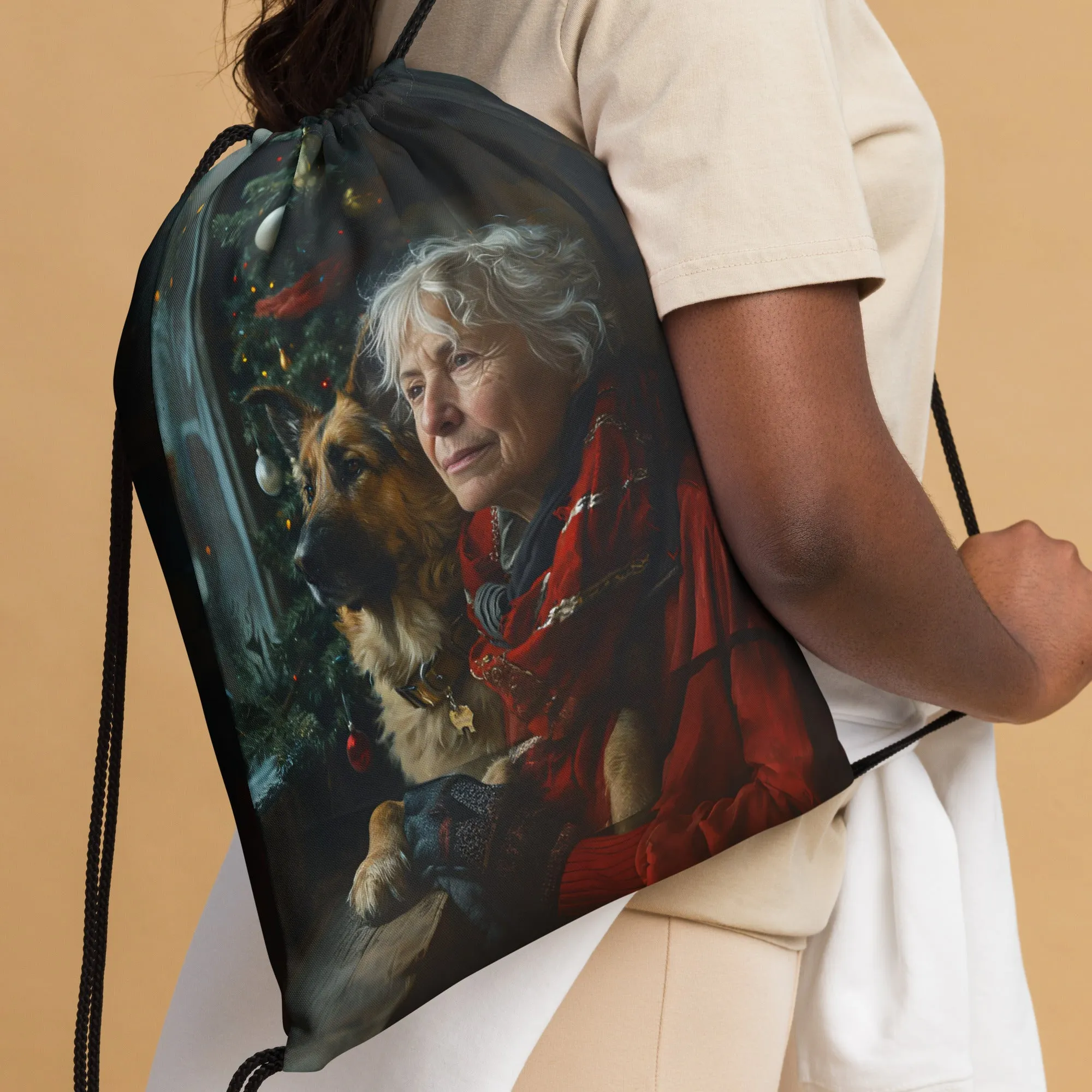 Festive Pals Drawstring bag