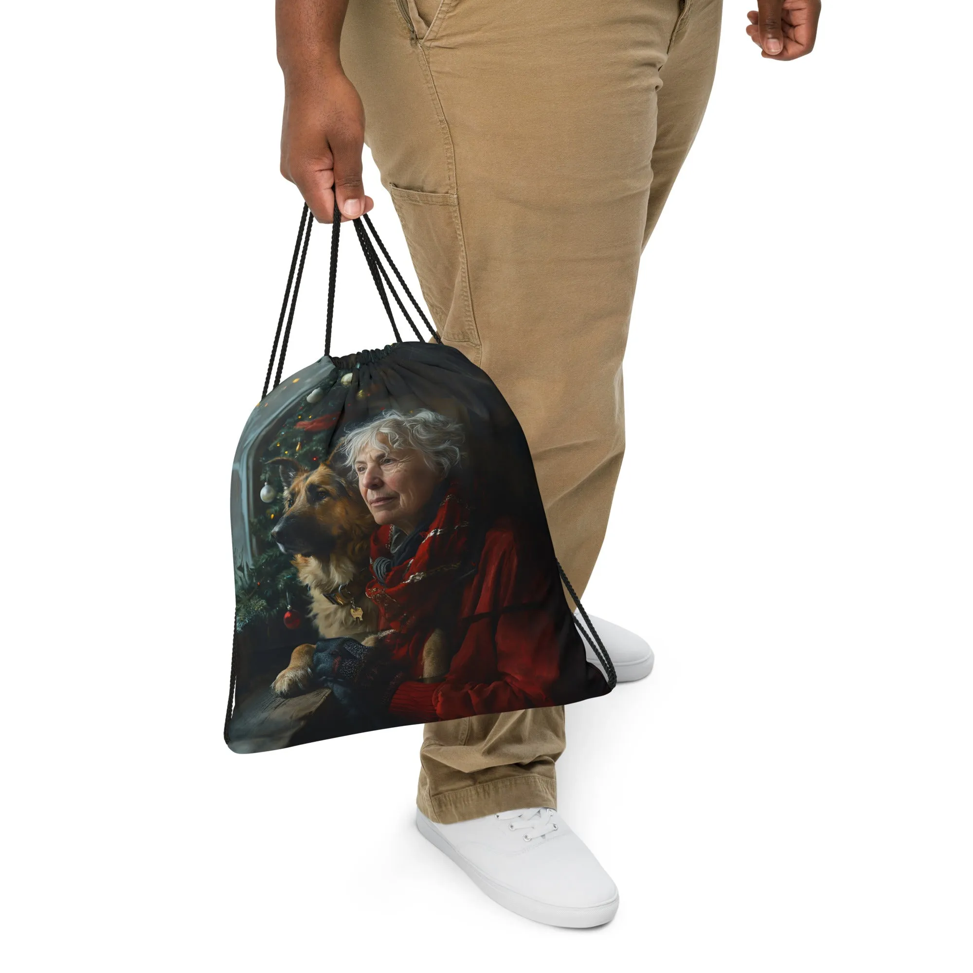 Festive Pals Drawstring bag