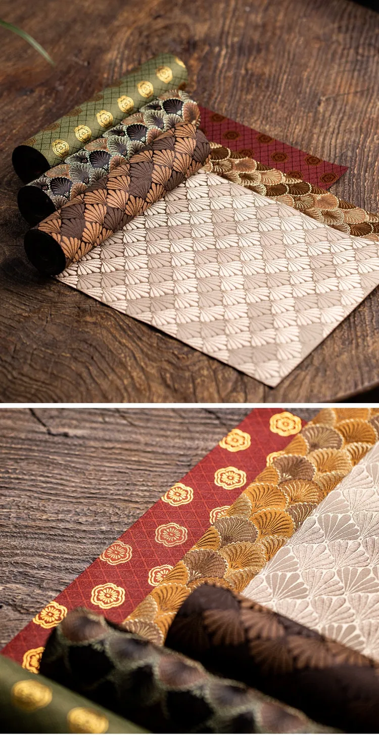Gohobi Reversible Floral Brocade Gongfu Tea Ceremony Placemat