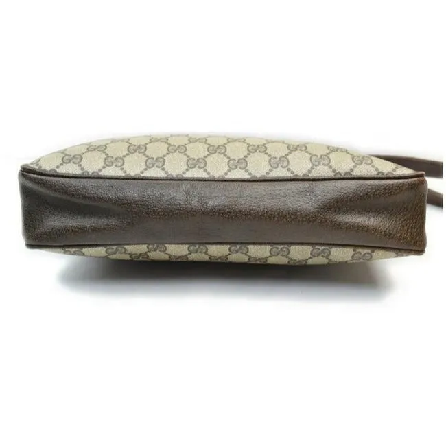 Gucci Gg Supreme W Guccissima Canvasleather Sherry Stripe Brown G Printredgreen Coated Canvas And Le