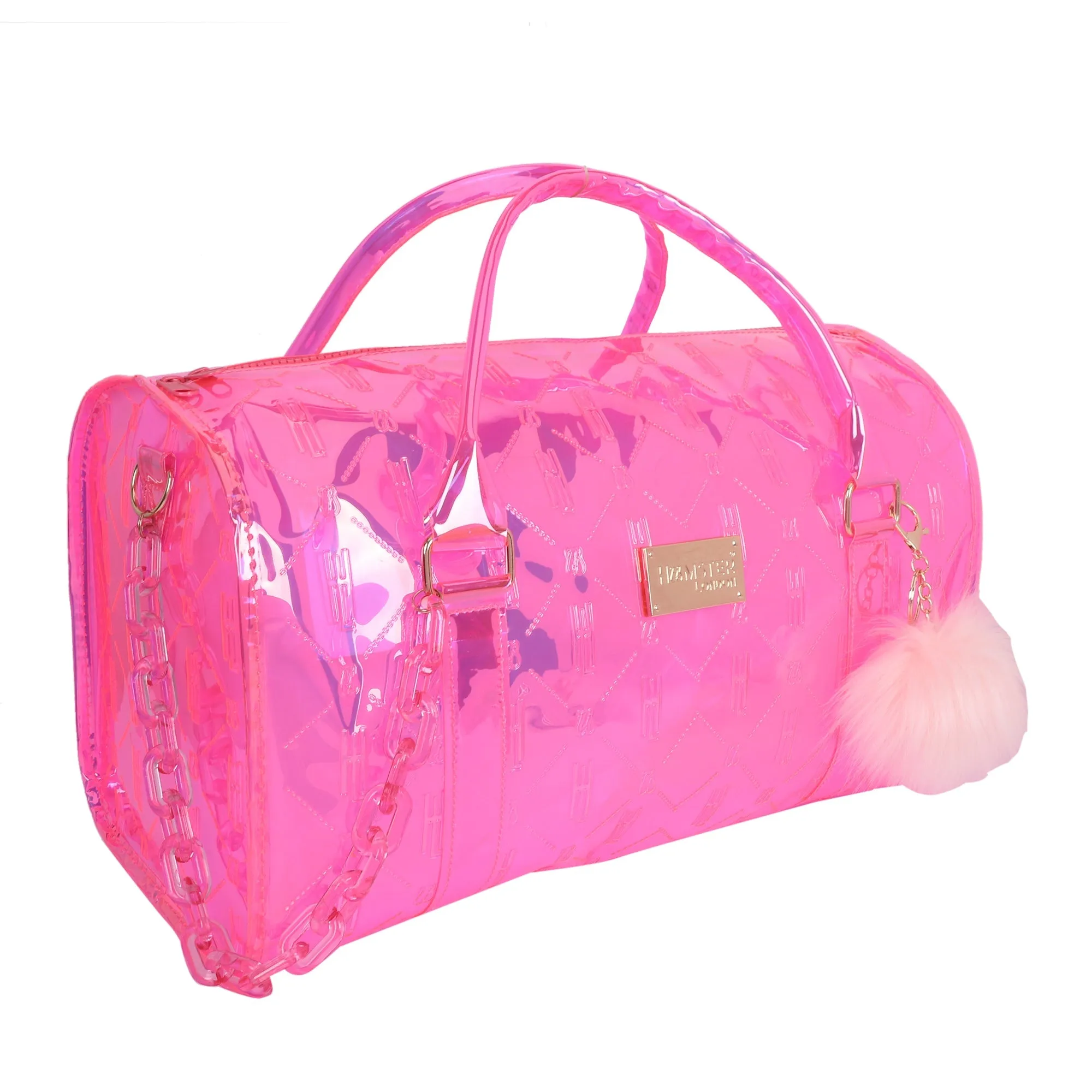 Hamster London Raver Duffle Bag Pink Large With personalization