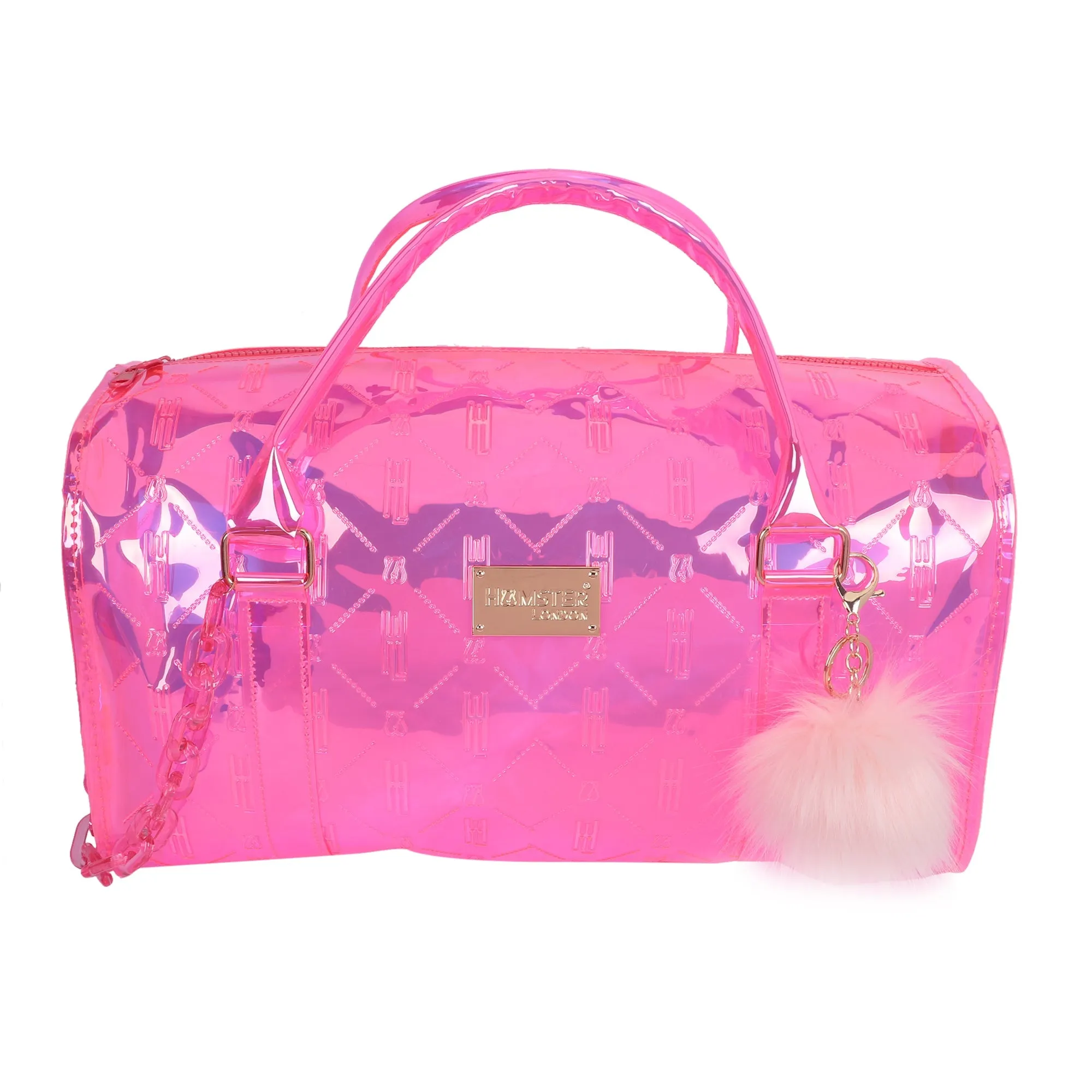 Hamster London Raver Duffle Bag Pink Large With personalization