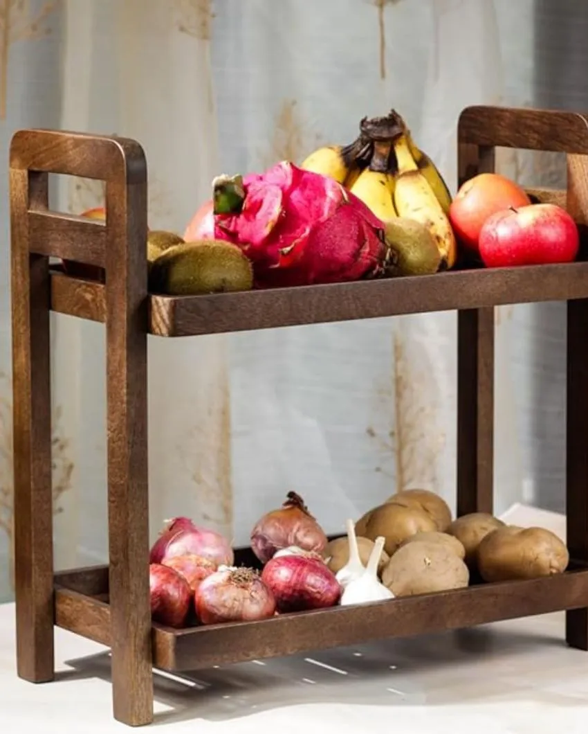 Handcrafted Premium Cocoa Wooden Multi-Purpose Organizer | 8 x 14 inches