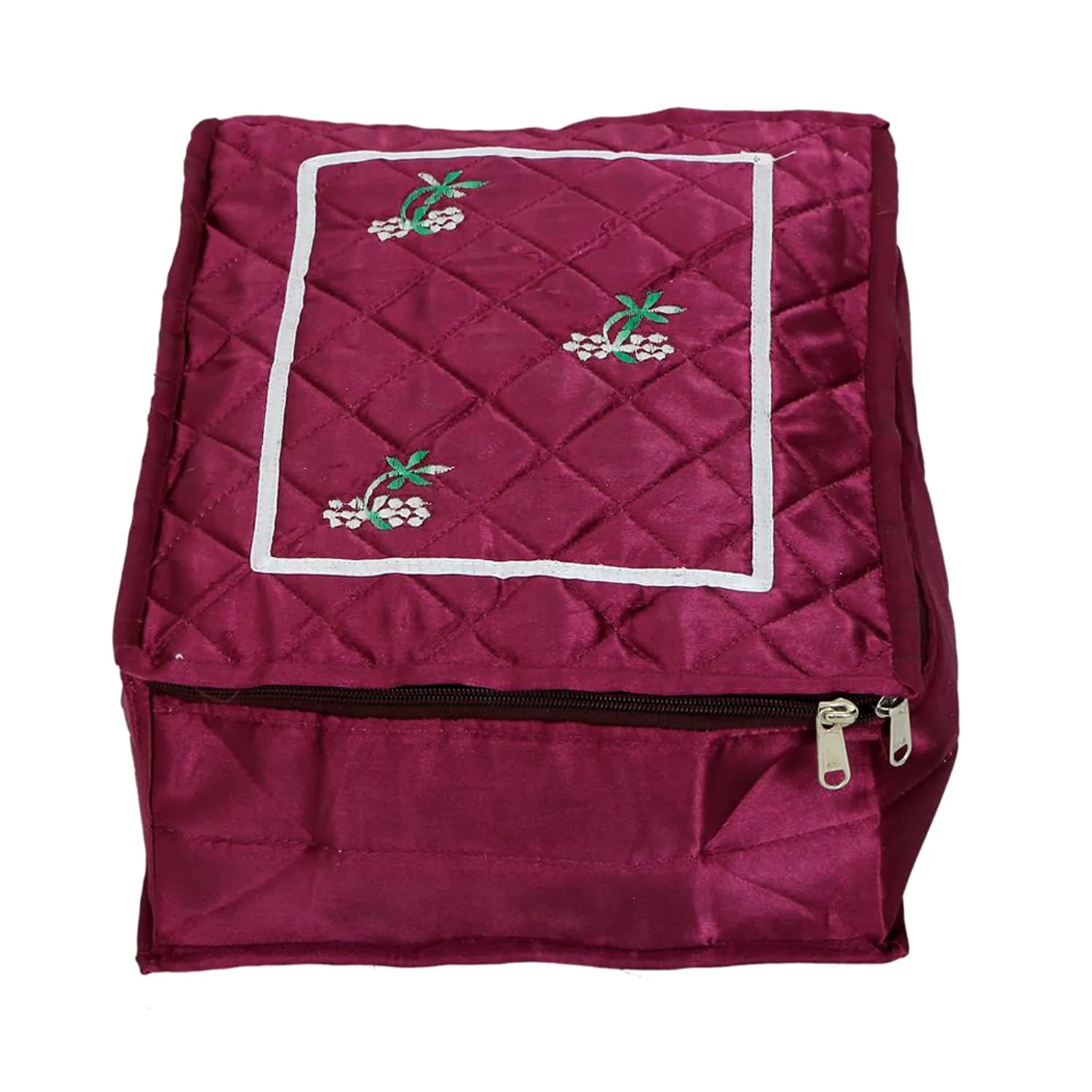 Heart Home Multipurpose Organizer Bag, Travel Toiletry Bag, Cosmetic Bag, Under Garments Bag, Shaving Bag For Men & Women (Purple)-HS_38_HEARTH21245