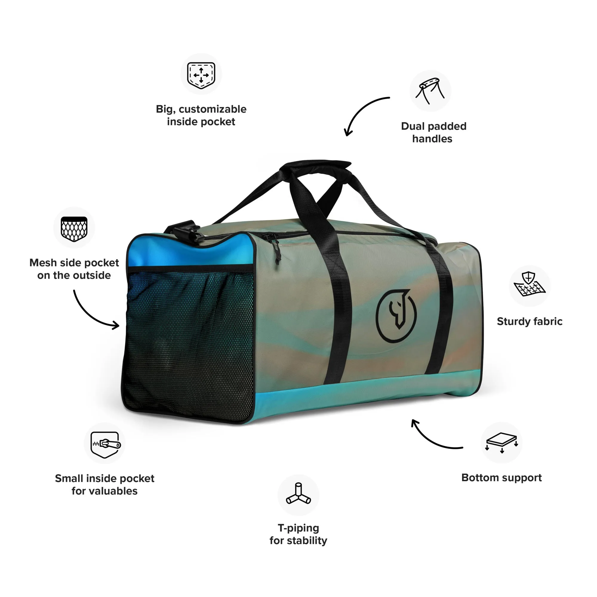 Humble Sportswear™ Lunar Sky Duffle Bag