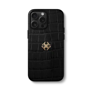 iPhone Case 16 - Embossed Croco Logo