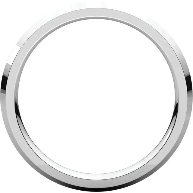 Knife Edge Comfort Fit Wedding Band (KER)