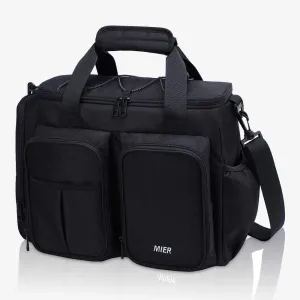 Large Insulated Lunch Cooler Bag with Multiple Pockets
