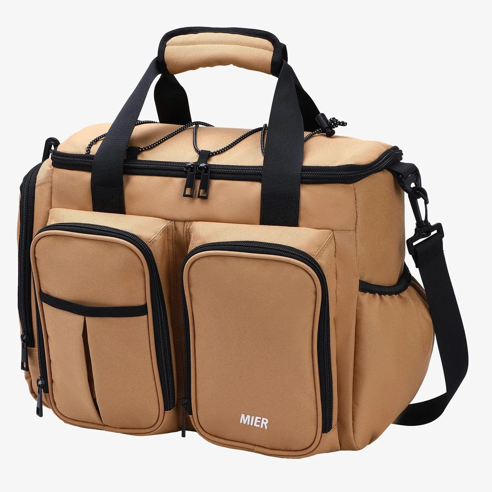 Large Insulated Lunch Cooler Bag with Multiple Pockets