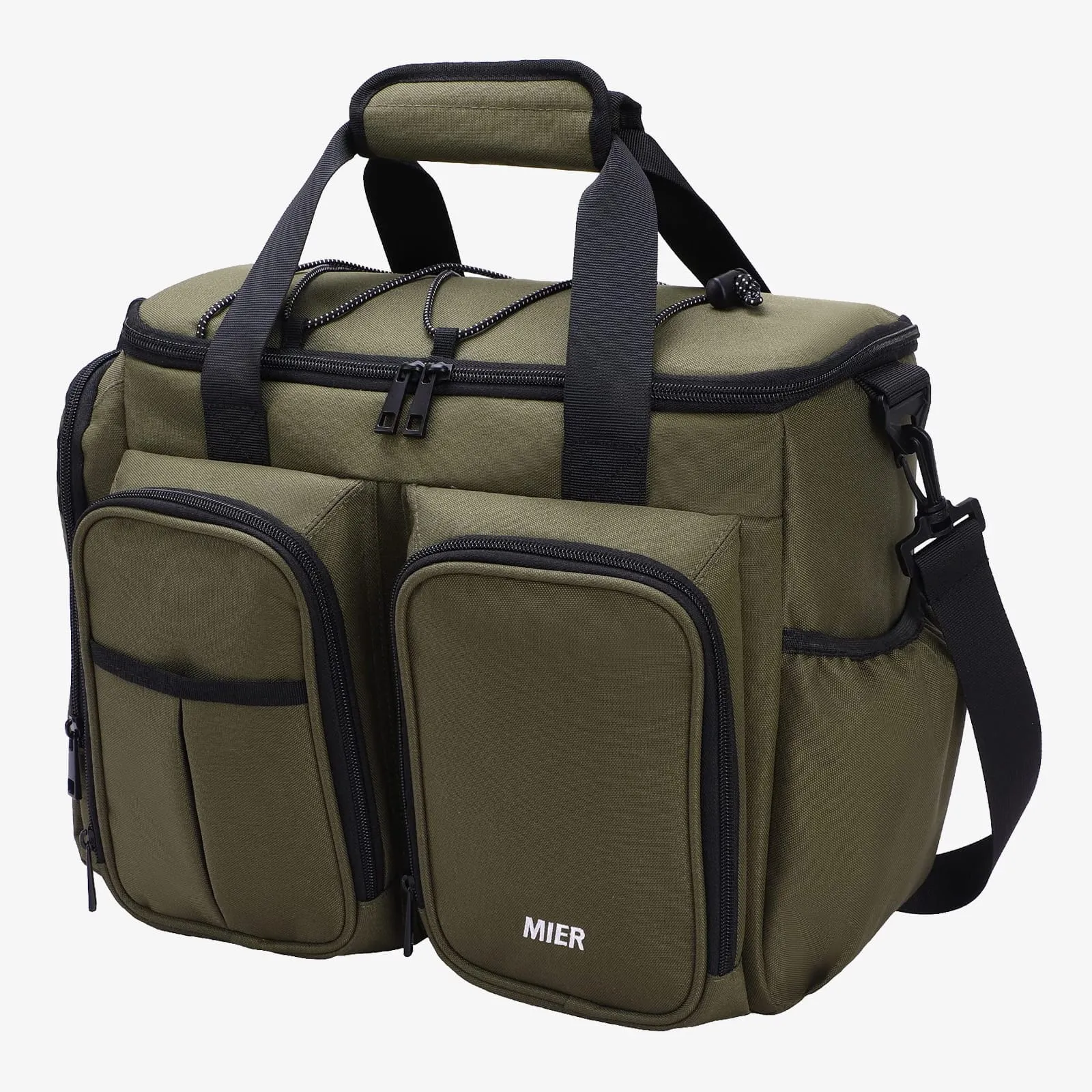Large Insulated Lunch Cooler Bag with Multiple Pockets