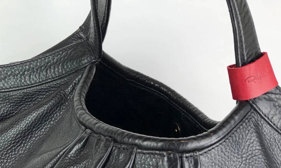 Never Lost Leather Keyring