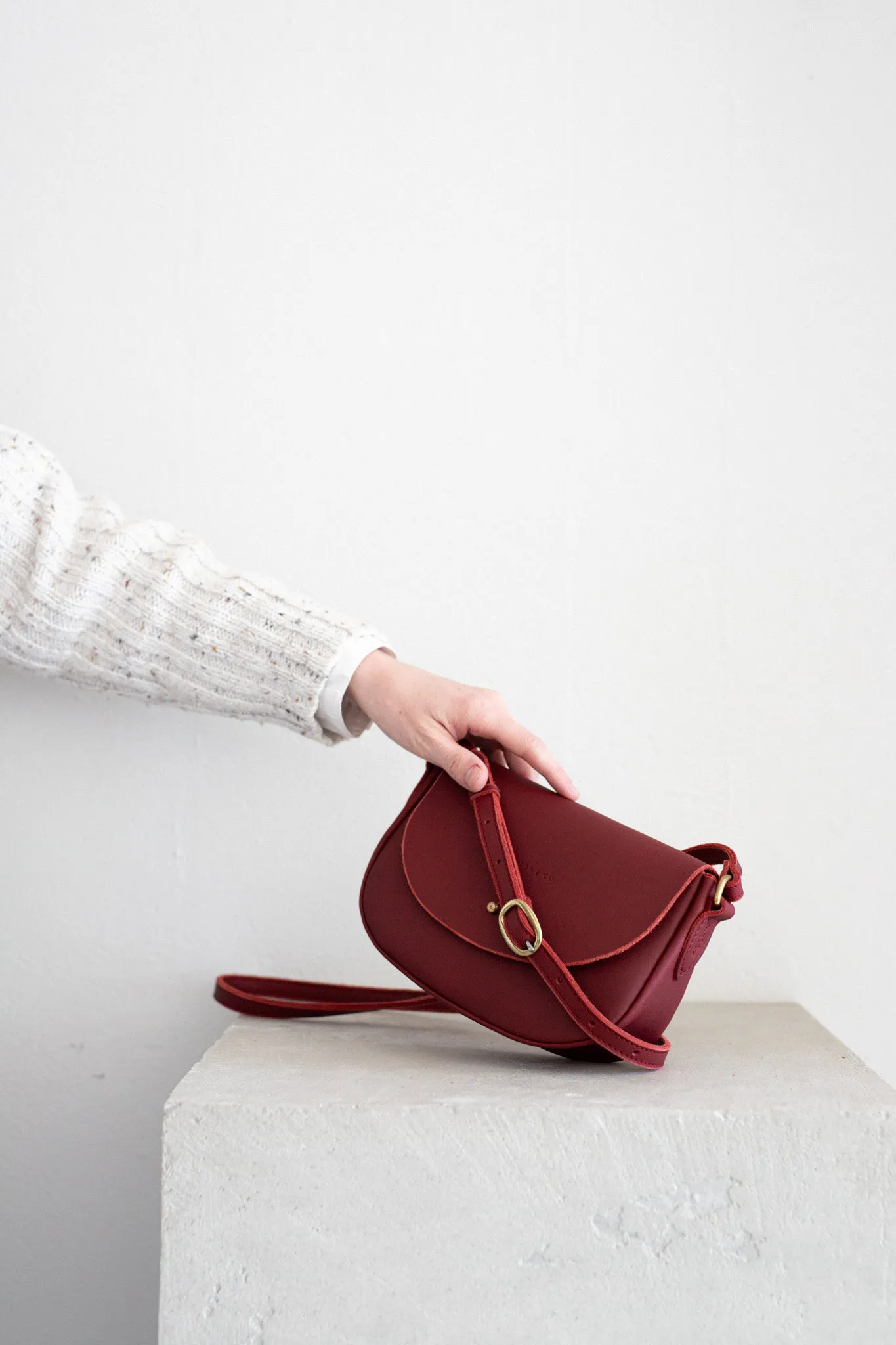 NEW The Mini Saddle Bag in Bramble | Special Edition