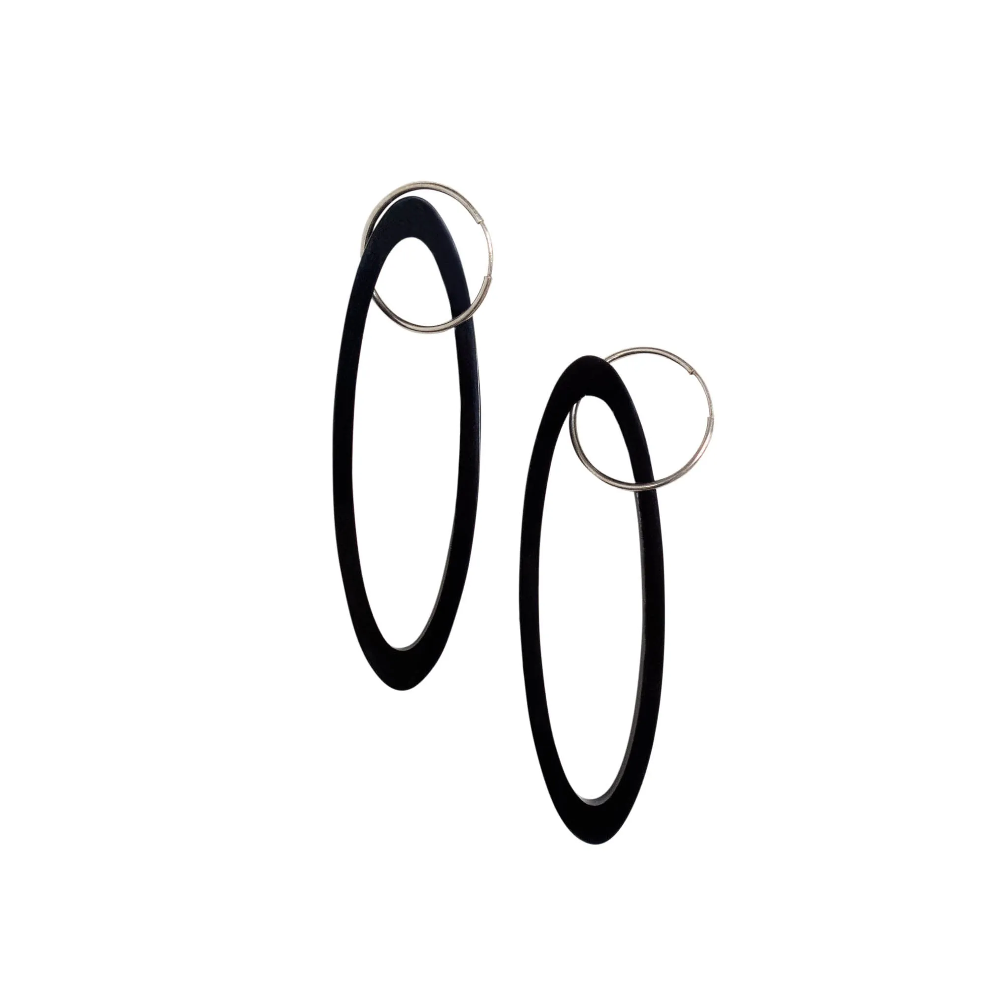 Oval Outline Earrings