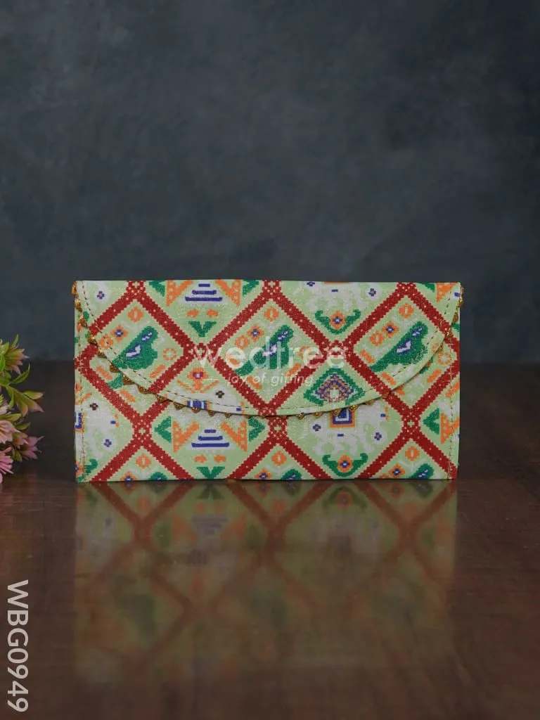 Patola Printed Fabric Purse - WBG0949
